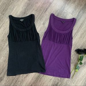Express Fitted Sleeveless Shirts  (2)